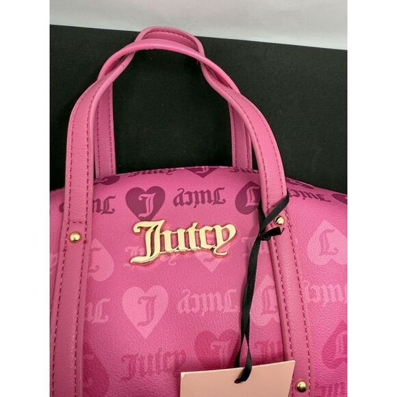 *NWT* Juicy Couture - Juicy Pink Barrel Bag with Small...